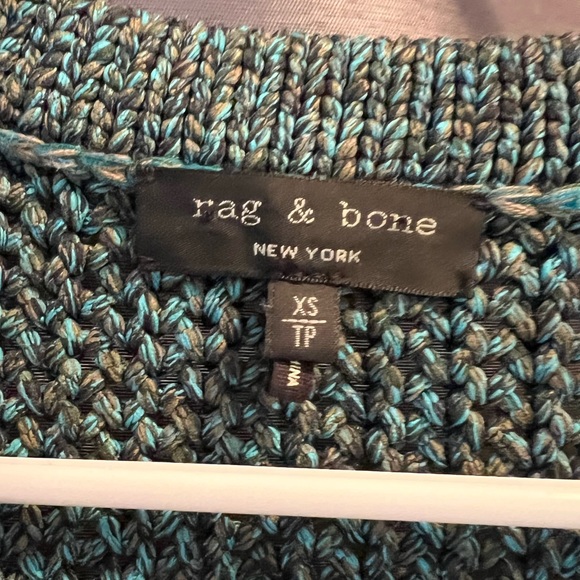 Rag & Bone Carmen Knit Blue Sweater Vest Tank - Picture 5 of 5